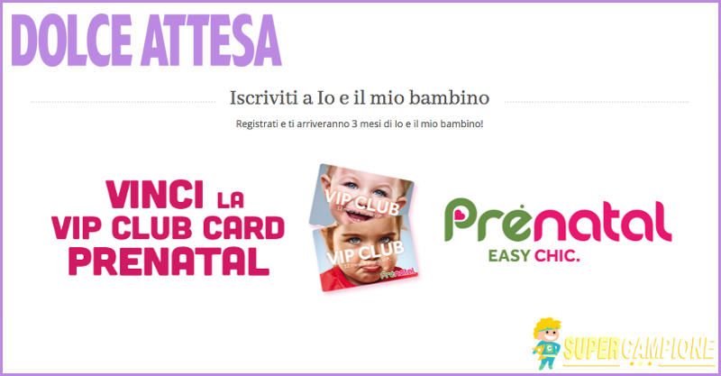 Ricevi gratis la rivista Io e il mio bambino e vinci card Prenatal